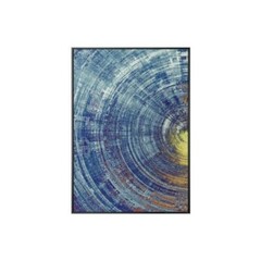 Abstract Blue And Yellow Circles Pattern