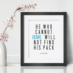 Charles Simic Inspirational Wall Art Print Motivational Quote Poster Decor Gift