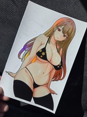 6″ Spotholographic Weatherproof Waifu Vinyl Sticker Marin Kitagawa Bikini