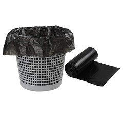 Ramddy 4 Gallon Small Garbage Bags, Black Office Kitchen Bathroom Trash Can L…