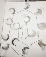 Restoration Hardware Moon Phases Metal Garland 96 in x 4 in New W/O Tag