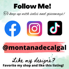Montana Is Full Vinyl Sticker Decal for Vehicles | Montana Stickers for Cars