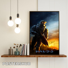 Halo 3 Awakening Premium Poster Game Artwork Microsoft Xbox