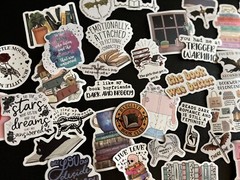 20 Pcs Book Stickers for Kindle Bookish Reading Booktok Stickers Adult Romance