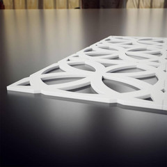 15 3/8″W X 15 3/8″H X 3/8″T Medium Daventry Decorative Fretwork Wall Panels in A