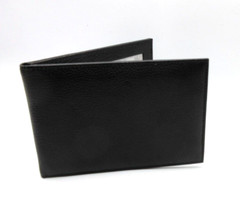 Photo Frame Leather Bifold holds TWO 4×6″ Photos Horizontal Graphic Image $125