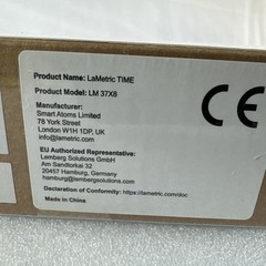 LaMetric TIME Smart Clock Horloge Intelligente for Smart Home LM37X8 -New SEALED