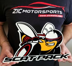 Dodge Scatpack Bee Steel Sign – Ver2
