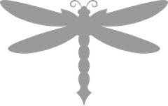 Dragonfly Vinyl Art Decal Sticker Car Truck RV Door Window Wall Laptop Tablet