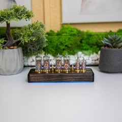 Nixie Tube Clock Pulsar IN-14 + IN-16 6-tubes