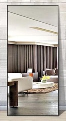 Foundation Hospitality Black stainless steel Framed 32×88 in Full Length Mirror