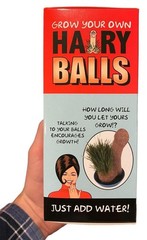 HAIRY BALLS – Grow Your Willy Pecker Chia Pet Plant – Adult Gag Prank Joke