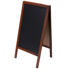 VEVOR 40″ Double Sided Wood A-Frame Sidewalk Chalkboard Menu Display Easel Signs