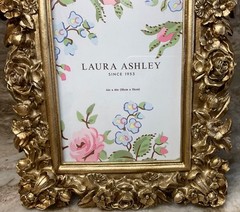 Picture Frame Pretty Floral Design Laura Ashley 4×6 Vertical Or Horizontal New