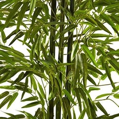 4ft UV Resistant Outdoor Artificial Bamboo Plant, 48in Potted Realistic Fake