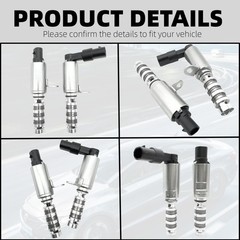 Engine Variable Valve Timing Solenoid VVT 2-pc Intake Exhaust Compa… Fast Ship