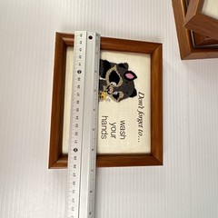 Vtg 1981 Creative Circle Crewel Friendly Reminders Framed Set/4 Child Decor