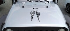 Angel Wings Vinyl Decal V12 | Custom Wing Stickers | Die Cut Sticker