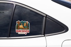 Vancouver Canada Sticker Decal Vinyl Die-Cut City Skyline Landmark Design