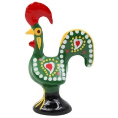 1.5″ Traditional Portuguese Aluminum Good Luck Barcelos Rooster – Set of 6