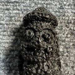 Korean Dol Hareubang Home Black Volcanic Rock Sculpture Asian Jeju Island