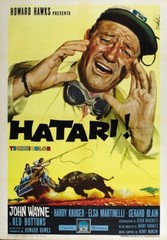 Hatari! (1962) John Wayne movie poster print 18×12 inches