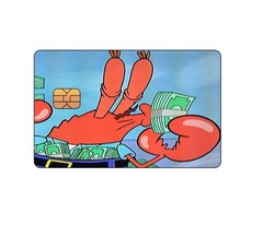 Mr Krabs Money Funny Credit Card Debit Card Skins Coverings
