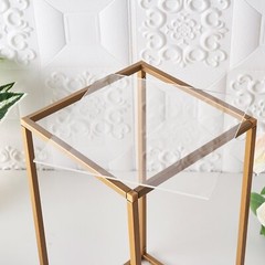 2 CLEAR 14″ PLEXIGLASS SHEETS Square Acrylic Sign Boards Party Wedding Crafts