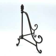 Decorative Black Metal Display Easel 9 Inches Tall