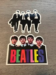 Pack of 3 Beatles Stickers/Guitar Decals-Rock & Roll Band–NICE–See Pictures!!