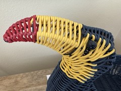 Ciroa Toucan Bird Basket Cute Storage Tropical Basket