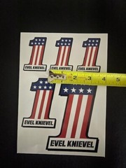 Evel Knievel #1 Mixed Size Pack of Stickers