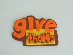 GiveThanks Sign small 4-inch wood = TWO WOOD HAPPY THANKSGIVING PLAUQUE 3″ X 1.5