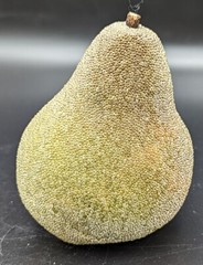 Beaded Sugared Artificial Fruit Pear and Peach
