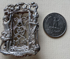 Picture frame in sterling great condition 2 x 1 1/2 Inches 19 Grams