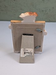 Small E&S Imports Resin Bulldog Dog Picture Frame 3×2″