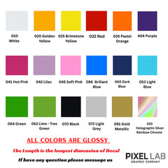 Custom Text Vinyl Lettering Personalized Sticker decal ANY TEXT ANY NAME FONTS