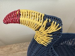 Ciroa Toucan Bird Basket Cute Storage Tropical Basket
