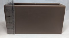 Martha Sturdy Modern Rectangular Resin Vase Planter Vancouver Canada