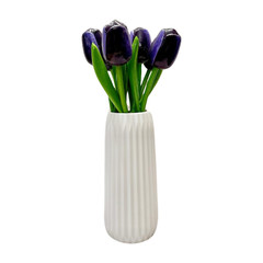 Wooden Dutch Tulips, Colorful Floral Tulip Wood Decor, Aprox. 13” L