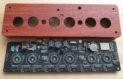 Complete Nixie clock kit. Include in-14 tubes. No soldering. Wood case. Retro.