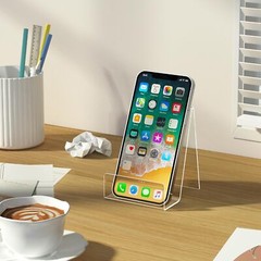 6 Pack Acrylic Book Stand Clear Easel Stand for Display Book Display Holder Tool