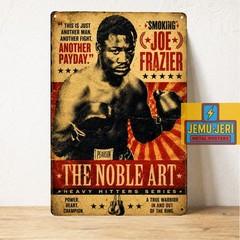 Smoking Joe Frazier Vintage Boxing Metal Poster Sign 20x30cm