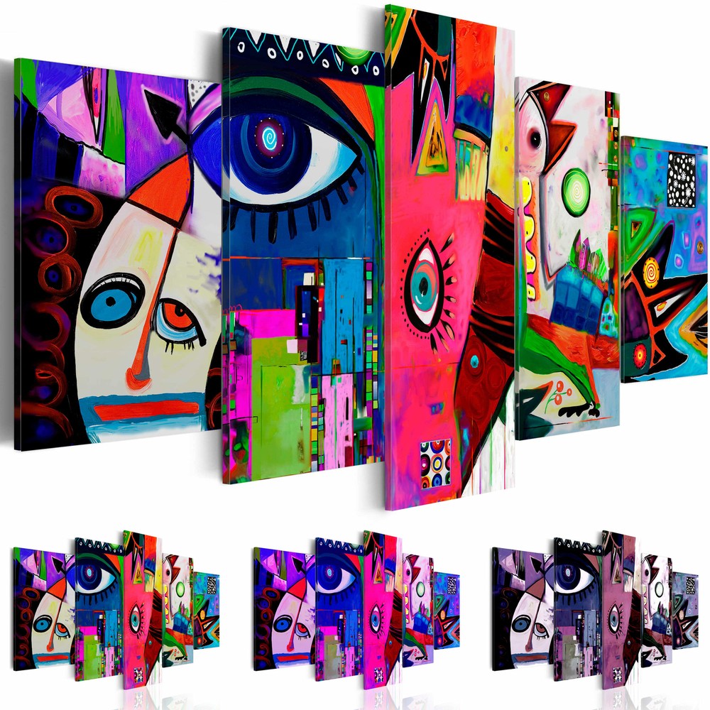 ABSTRACT Canvas Wall Art Image Photo Print a-A-0113-b-n