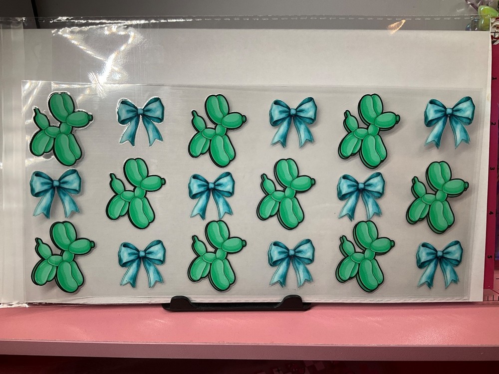 Uv Dtf Ballon Dog Theme wraps