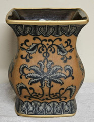 Ceramic Flower Vase Multi Color 8″ tall