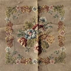 VINTAGE “CORONET” TAPESTRY – NOT SURE IT IS FINISHED – SEE PHOTOS