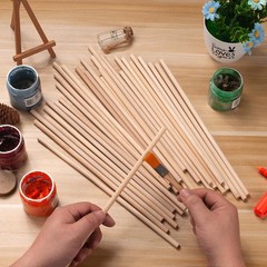 Wooden Dowel Rods Wood Dowels for Crafts,30 PCS 5/16 x 12 Wooden Sticks for C…