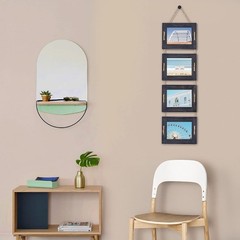 Stylish 4-Opening Rustic Picture Frame – Perfect Gift for Any Occasion, 5×7 Size