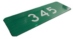 Horizontal 911 Address Sign 18″x6″ By SSMG